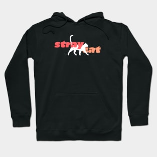 Stray Cat (white) Hoodie